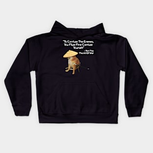 The Art Of War Confuse Yourself Samurai Doge Kids Hoodie